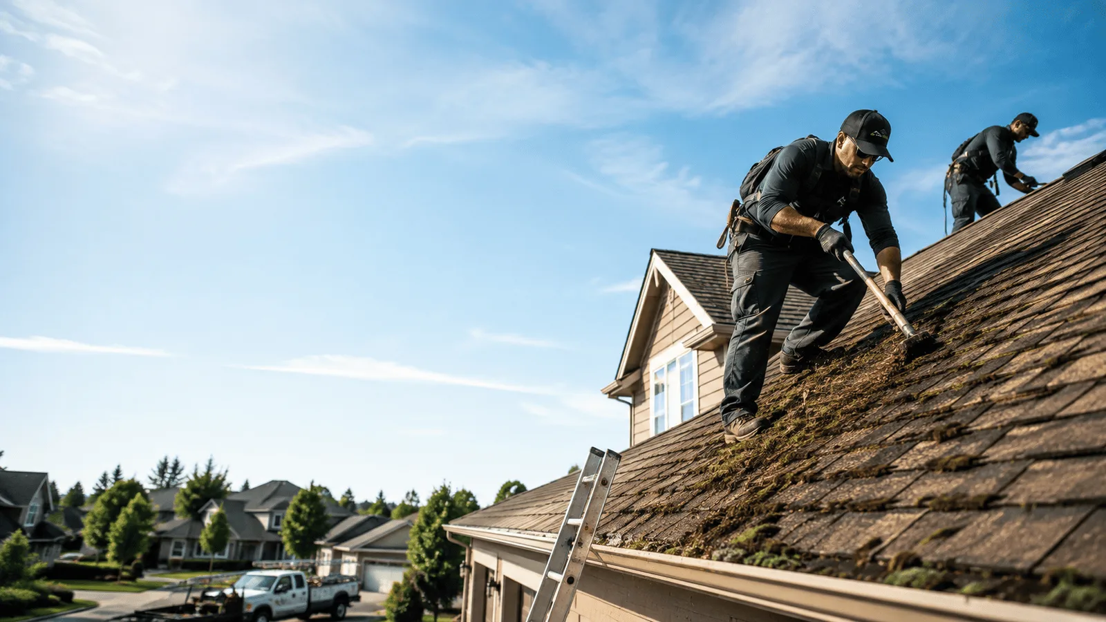 Roof Moss Removal in Saint Paul, IN near me